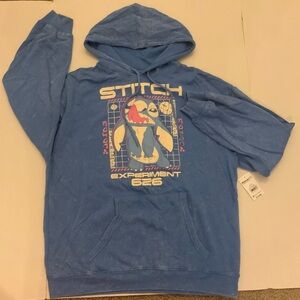 Men’s Disney Blue Stitch Hoodie